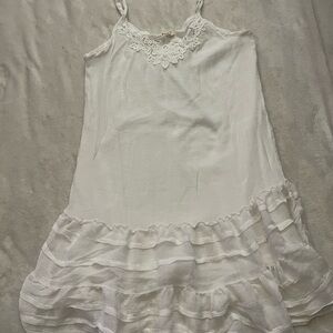 Elegant White ladies Dress